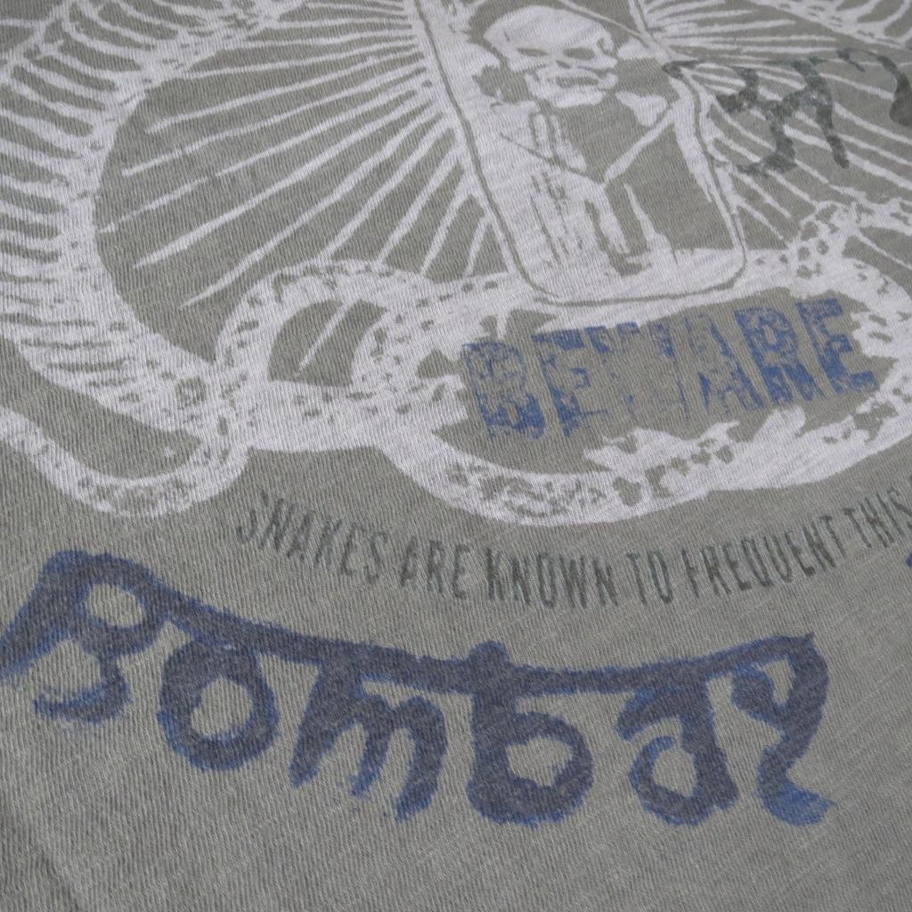 Lucky Brand Snake Charmer Tavern Mens MEDIUM Shirt Bombay India Cobra Venom