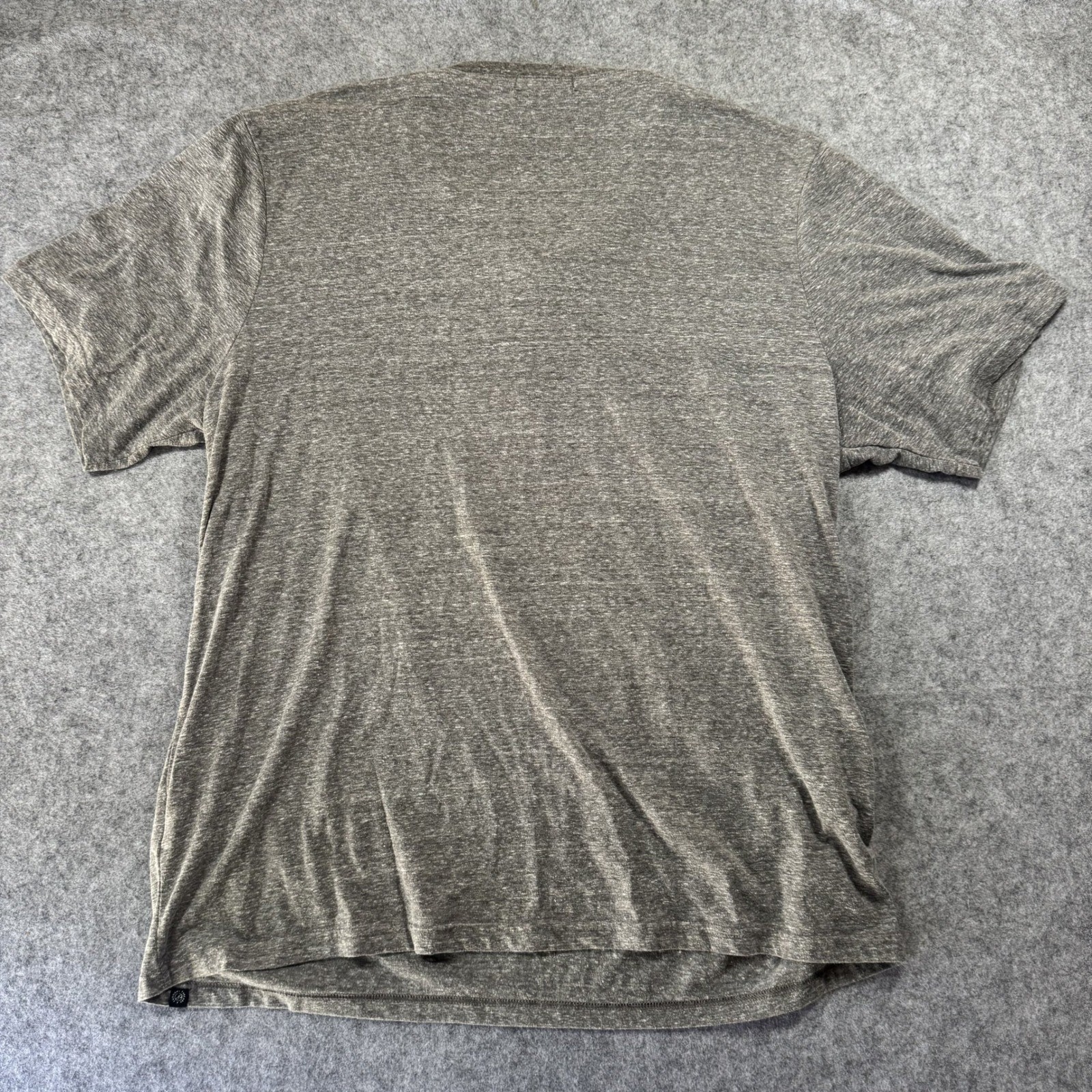 Threads 4 Thought Henley Shirt XXL Grey Heathered Short Sleeve Sustainable