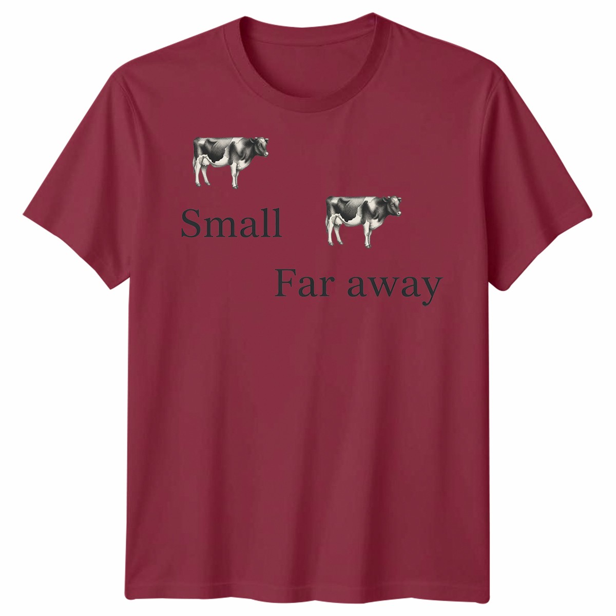 Unisex Father Ted Small… Far Away Tshirt With Cow Design