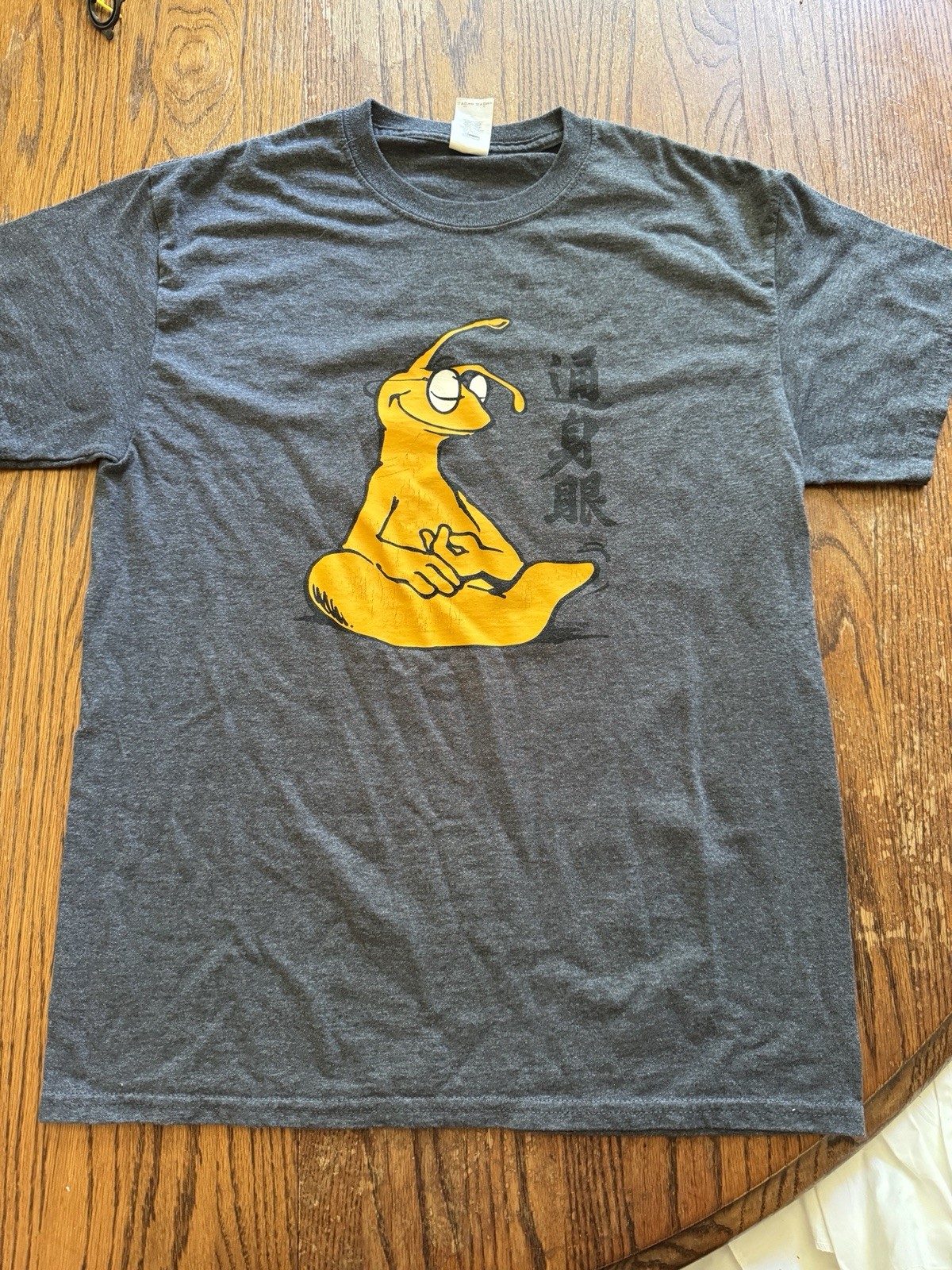 UC Santa Cruz UCSC Zen Banana Slug T Shirt ADULT Medium M Heather Gray