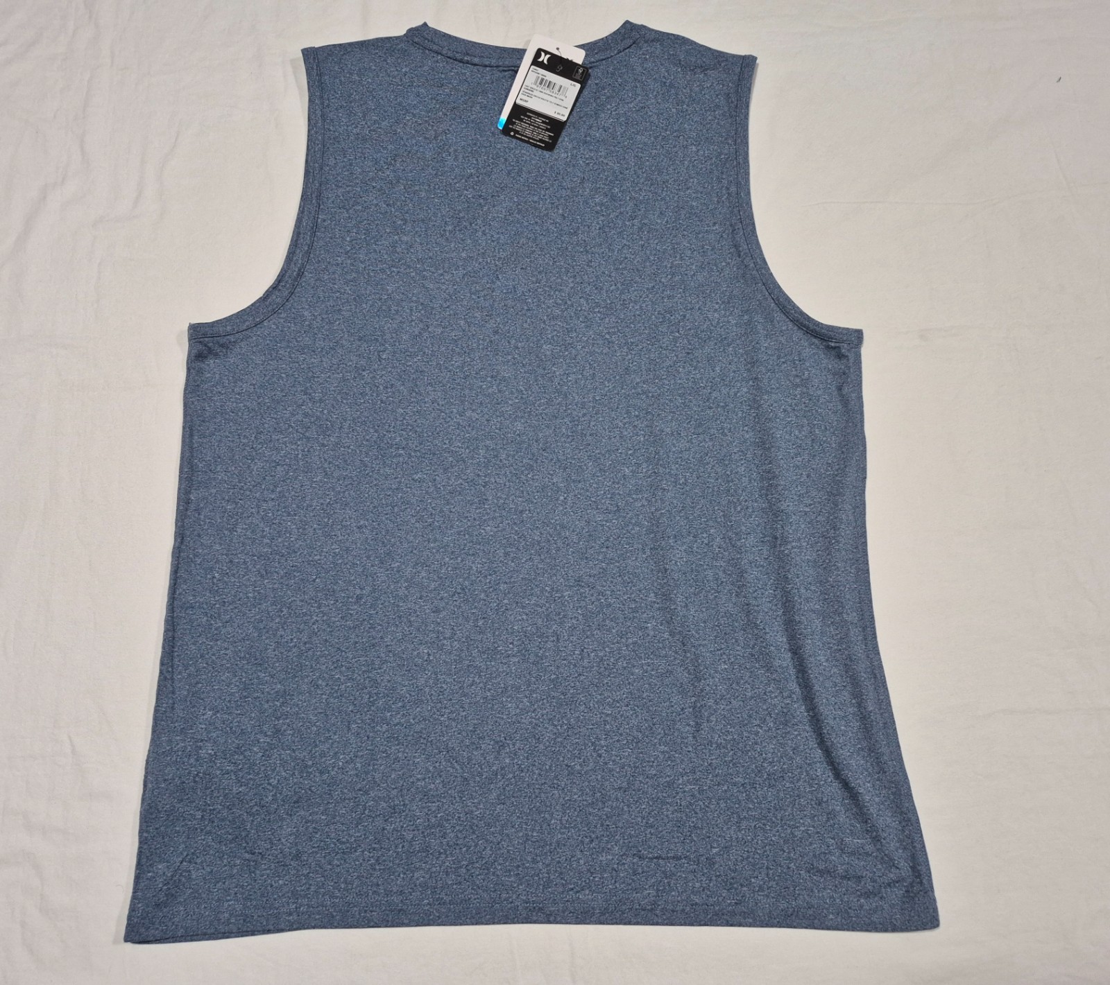 Hurley Men’s Exist Breathe Performance Tank top Poly Gladiator Submarine Blue