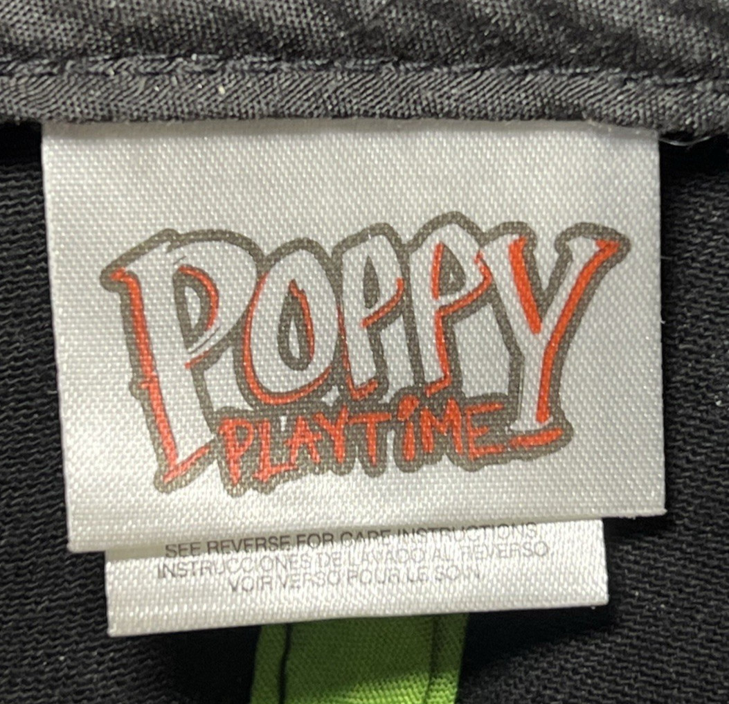 Poppy Playtime Huggy Wuggy Black T-Shirt Size Large & Adjustable Strap Dad Hat