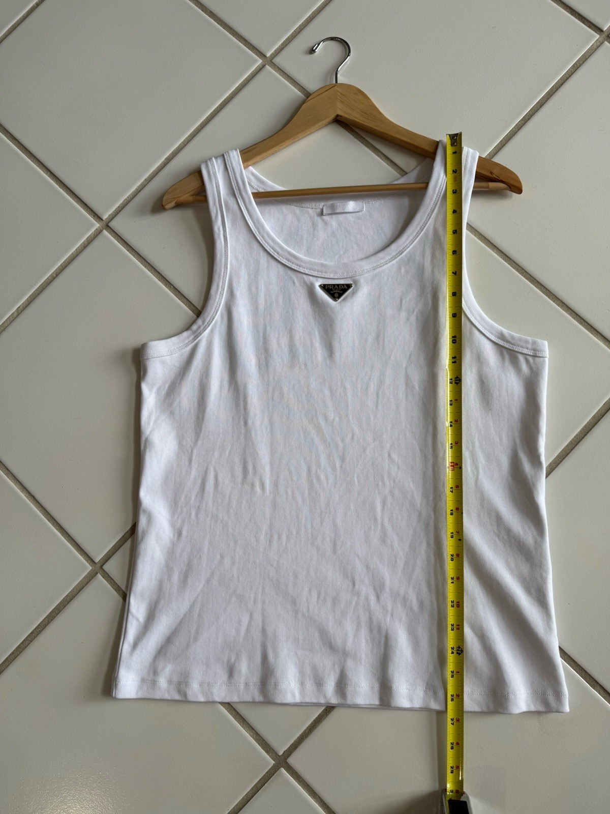 🔥Prada Cotton Logo Summer Tank Top For Men Size L See Pics For Measurements 👀