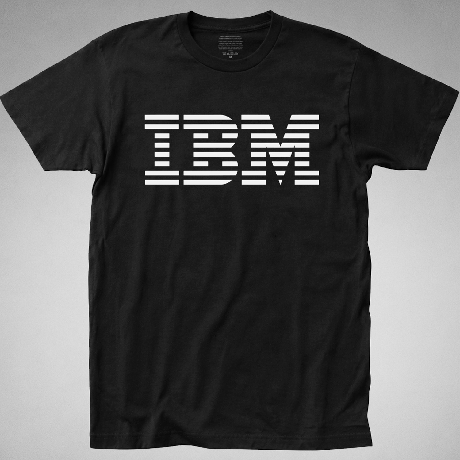 IBM T-Shirt tee INTERNATIONAL BUSINESS MACHINES computer pc logo decal Men’s
