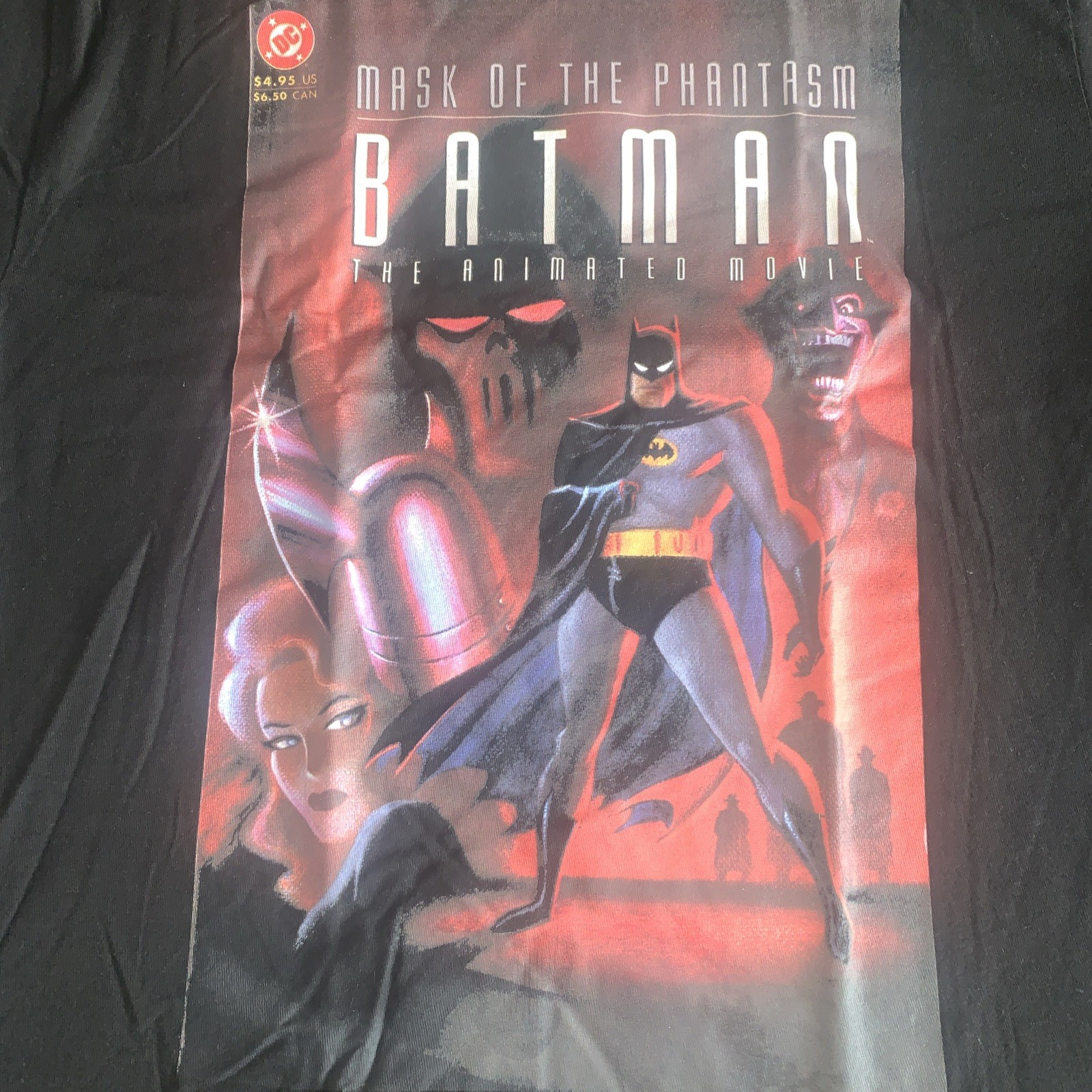 NEW DC Comics Universe Batman Mask Of The Phantasm Joker Animated Movie Shirt M