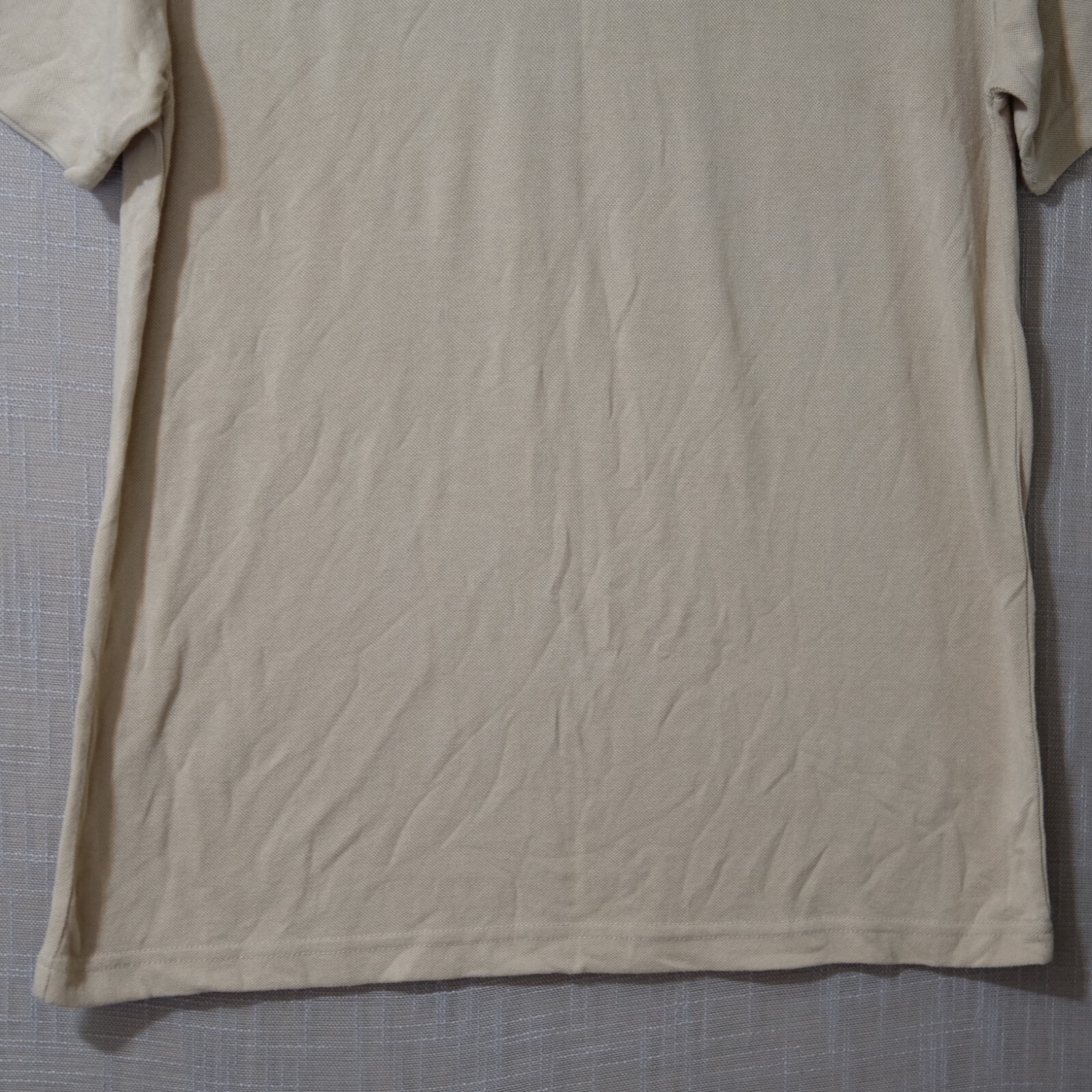 Pierre Cardin T-Shirt Short Sleeve Crew Neck Super Soft Beige Men’s L #H52-38