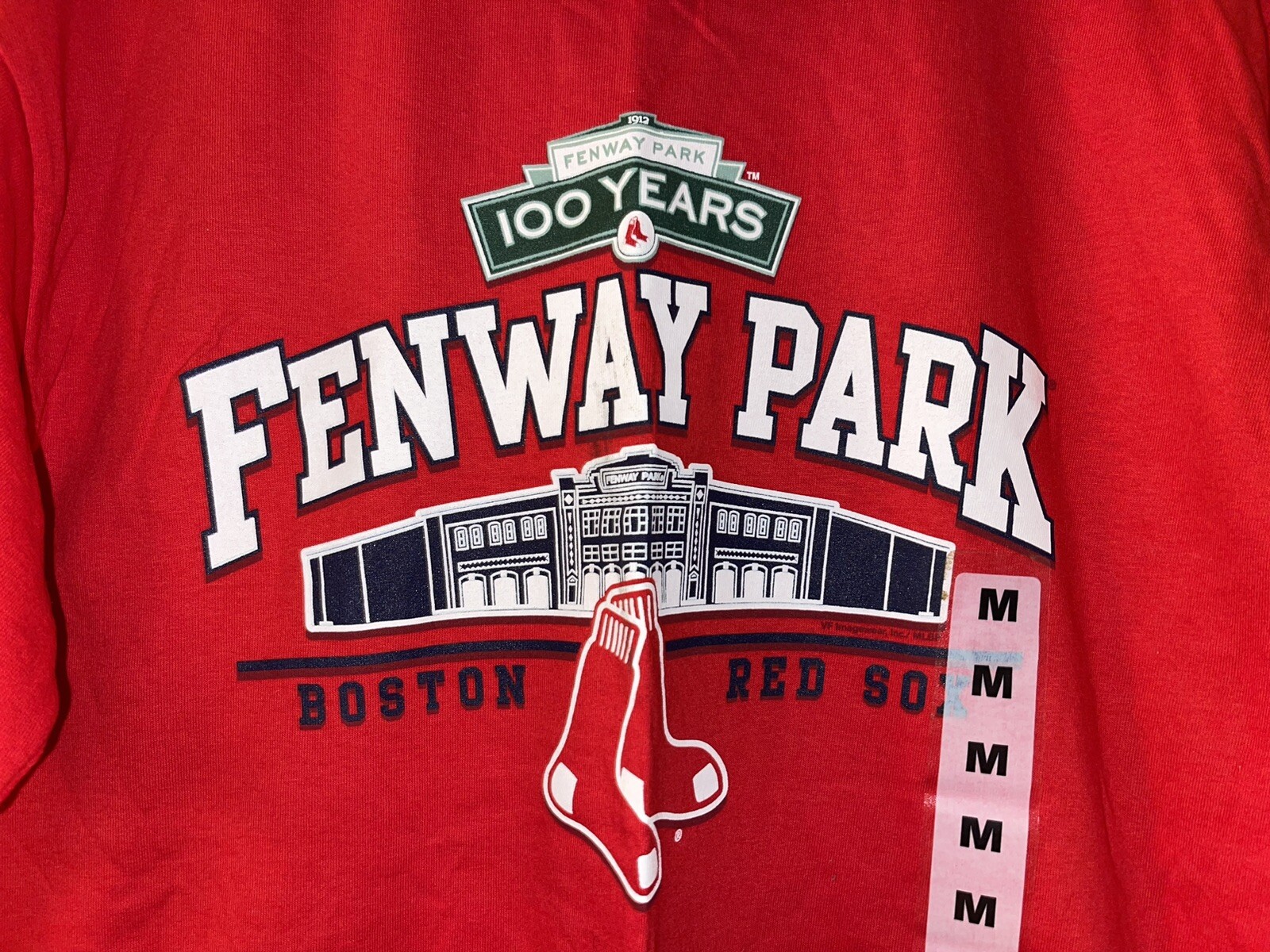 Genuine Merchandise Boston Red Sox 100 Year Anniversary Fenway Park Medium Shirt