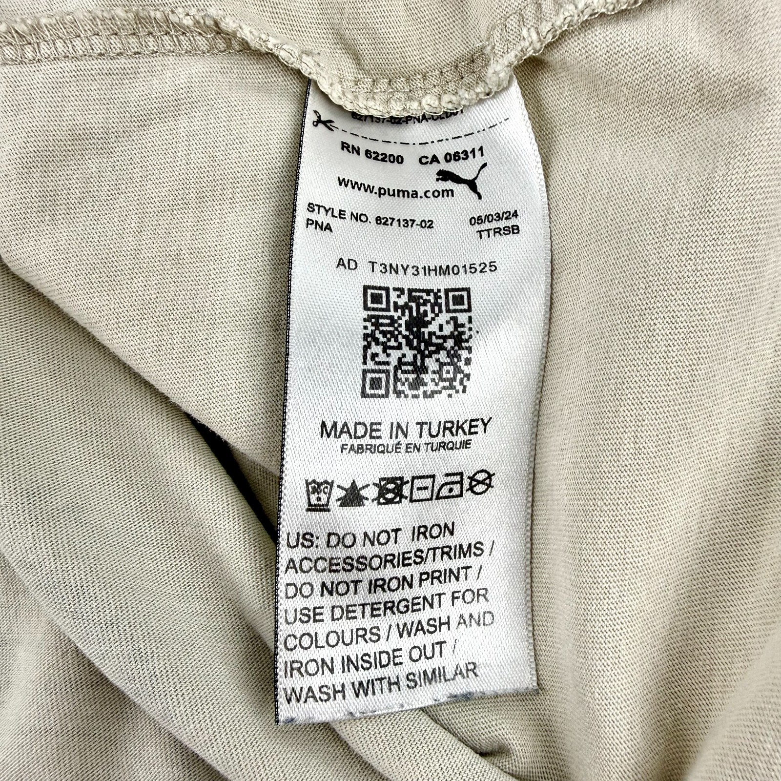 BMW Motorsports T Shirt BMW V8 M Hybrid Double Sided Tagless Puma Adult Size LRG