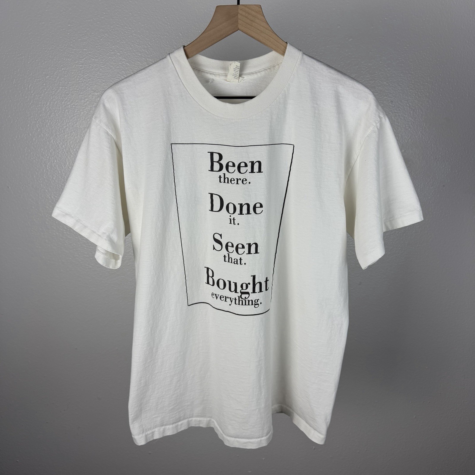 Vintage 90’s Bloomingdales Been Done Seen Bought Single Stitch USA T Shirt Large