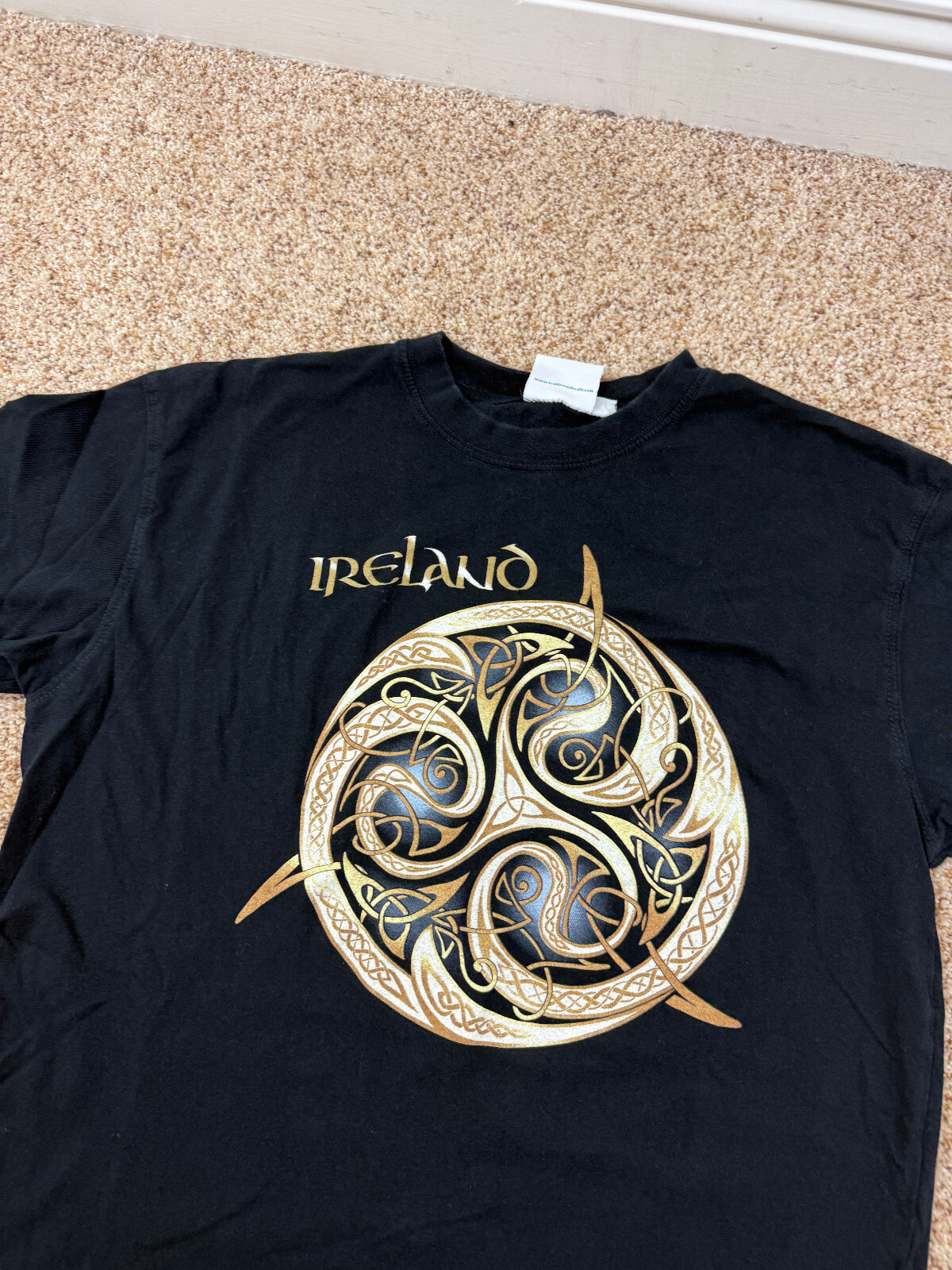 Ireland Spell Out Graphic t Shirt Tee Sz M Short Sleeve Travel Destination