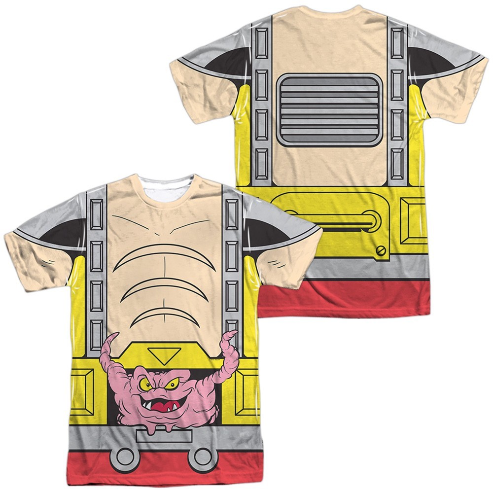 TMNT Krang Costume Men’s Sublimation T-Shirt S-2XL Licensed One or Two Sided Tee