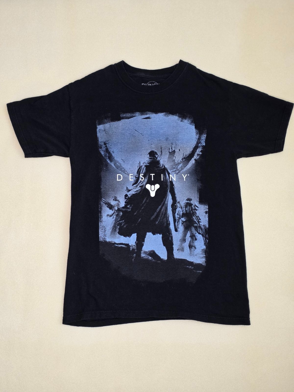 Bungie Black Destiny Early Print Graphic Video Game Promo T Shirt Size S Unisex