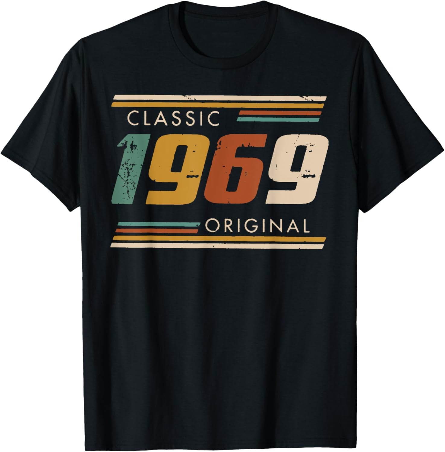 Classic 1969 Original Vintage Retro Birthday T-Shirt