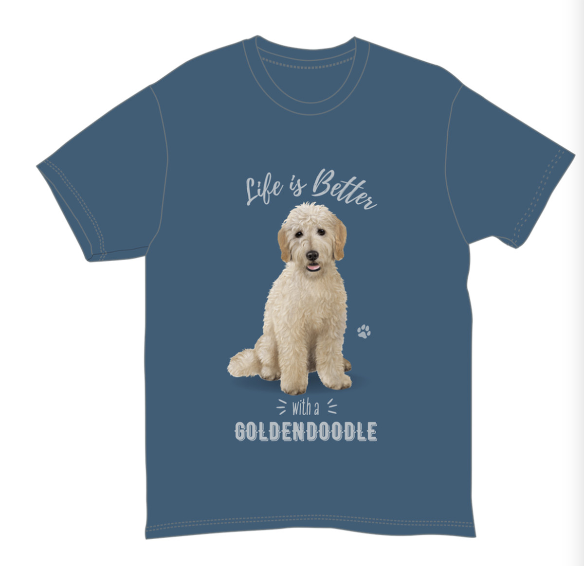 Goldendoodle Unisex 100% Cotton T-Shirt – Super Soft & Comfortable, X-Large