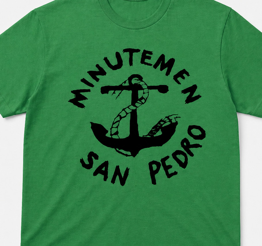 Minutemen Punk Music Band San Pedro CA T shirt tee Rock