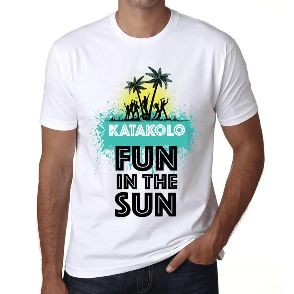 Men’s Graphic T-Shirt Fun In The Sun In Katakolo Eco-Friendly Limited Edition