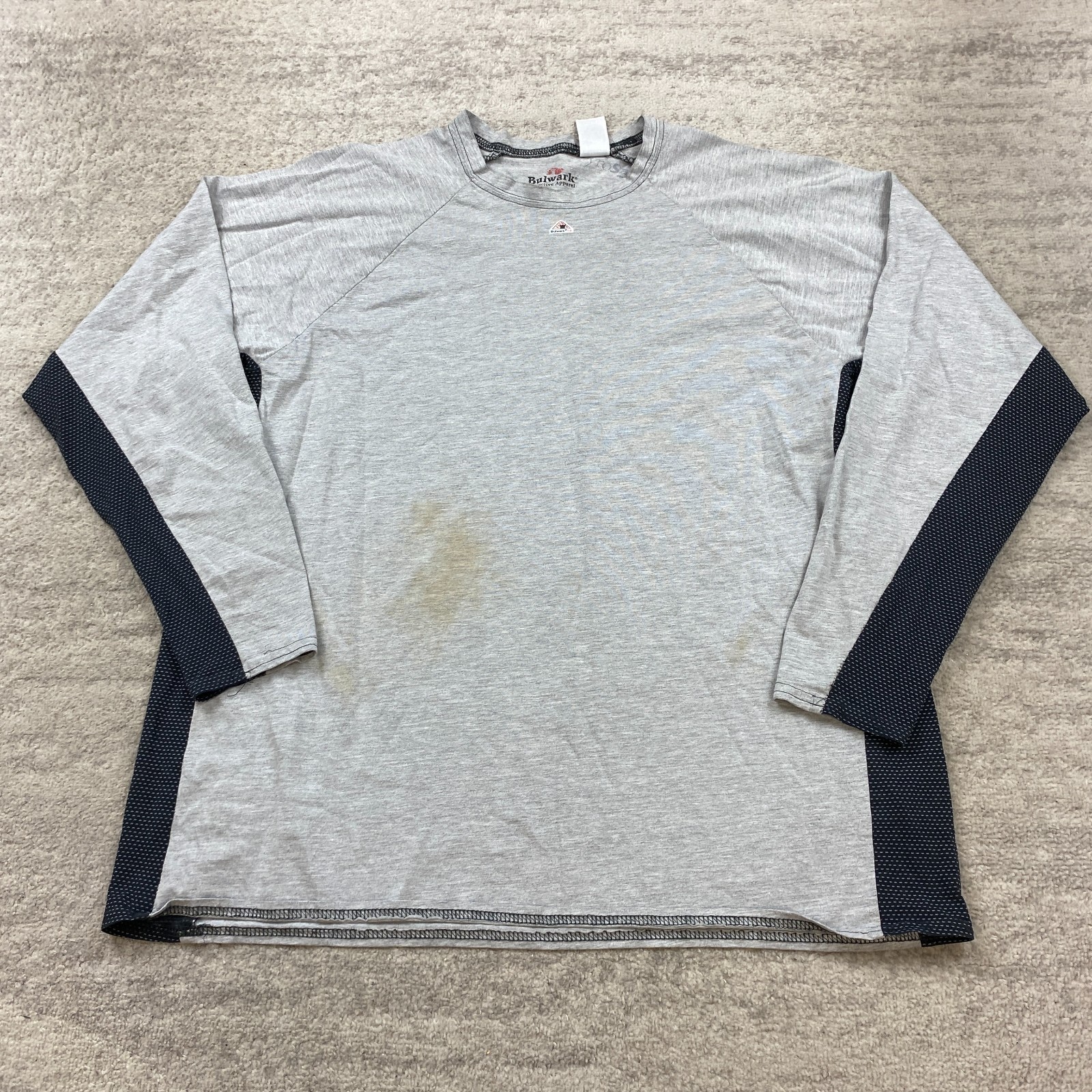 Bulwark FR Shirt Extra Large Gray CAT 2 CAL Flame Resistant HRC ARC Workwear Men