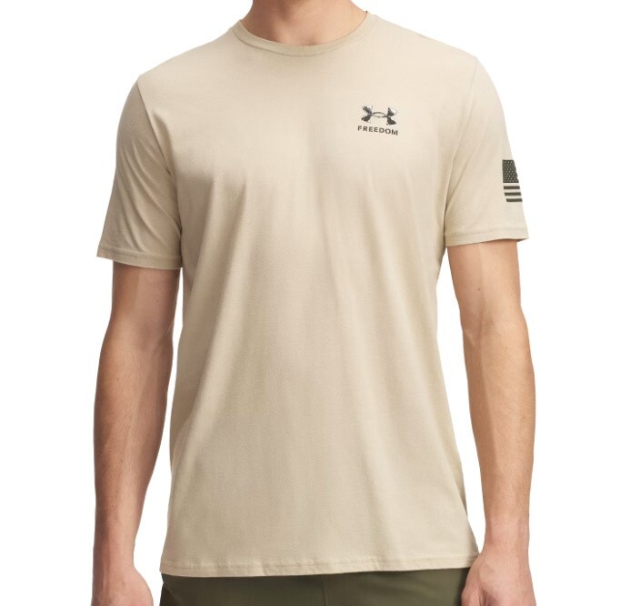 Under Armour 1389920 UA Men’s Freedom Snake Knife Cotton Desert Sand T-Shirt