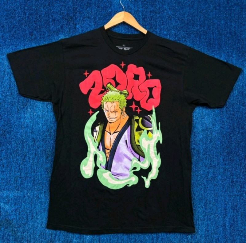 One Piece Zoro Anime T-Shirt Size Extra Large