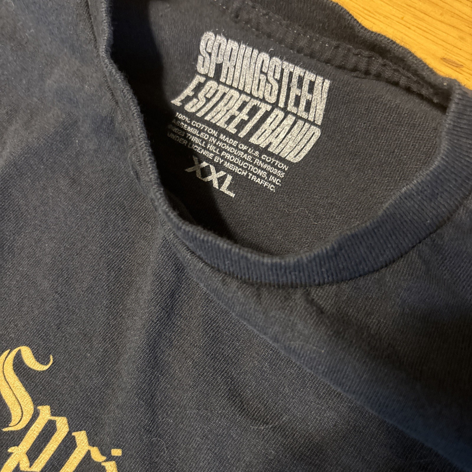 Bruce Springsteen And The E St. Band XXL Logo Shirt Official