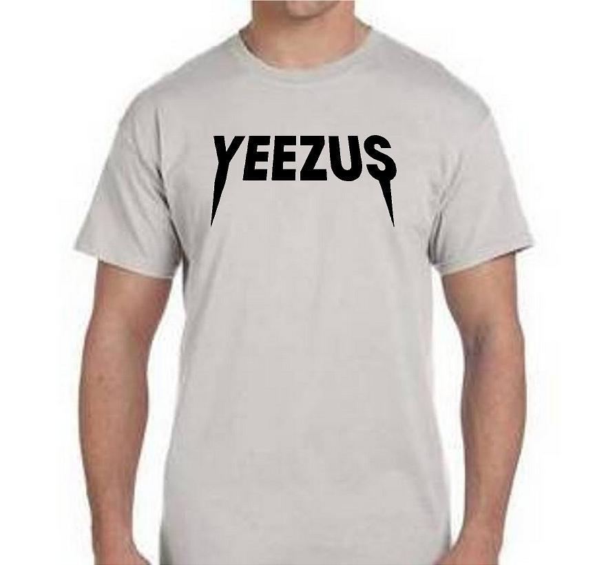 Kanye West Yeezus Inspired T shirt Shirt Black or White Print Uni-Sex Tees