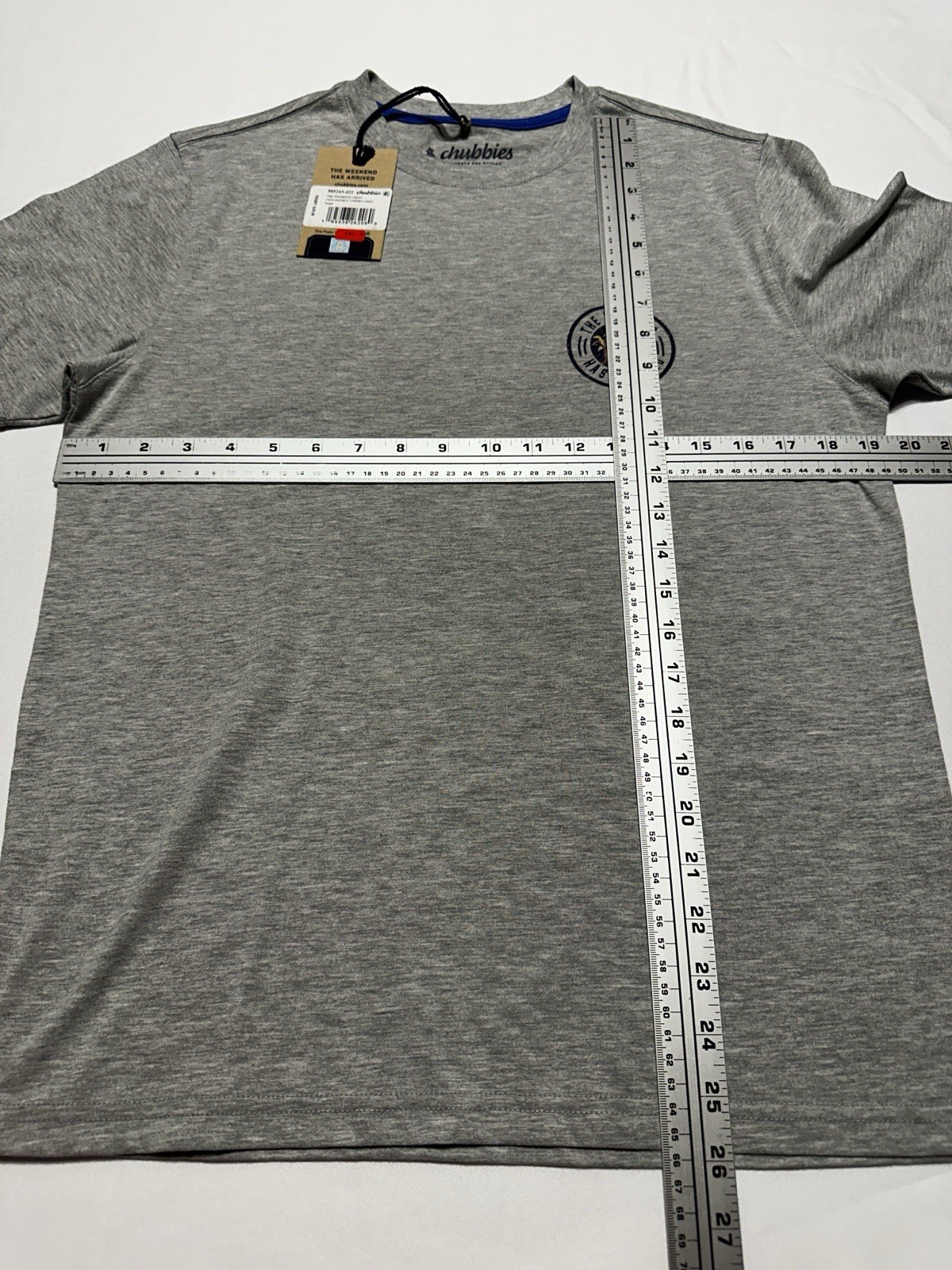 Chubbies The Weekend Has Arrived T Shirt Mens Size Small Short Sleeve NWT New