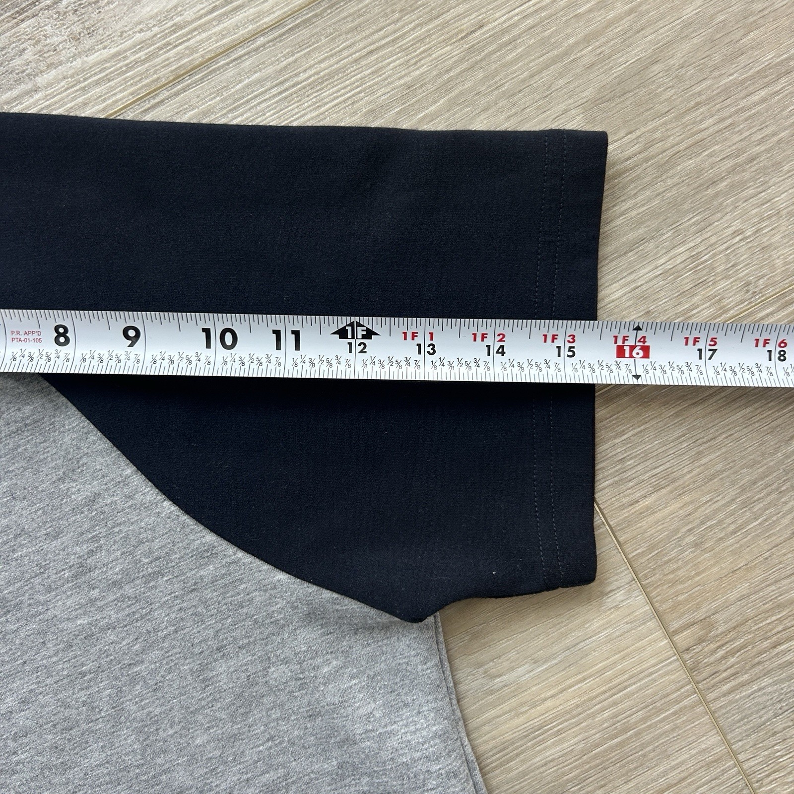 Reiss Mens Small Gray Colorblock Dudley Contrast Raglan Sleeve T-Shirt