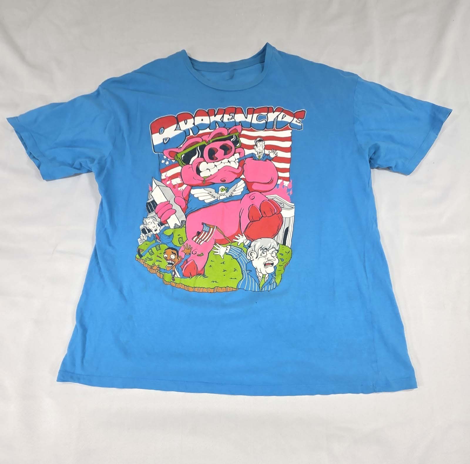 Brokencyde Pig Short Sleeve Unisex Cotton T-shirt Size S-5XL BT1568