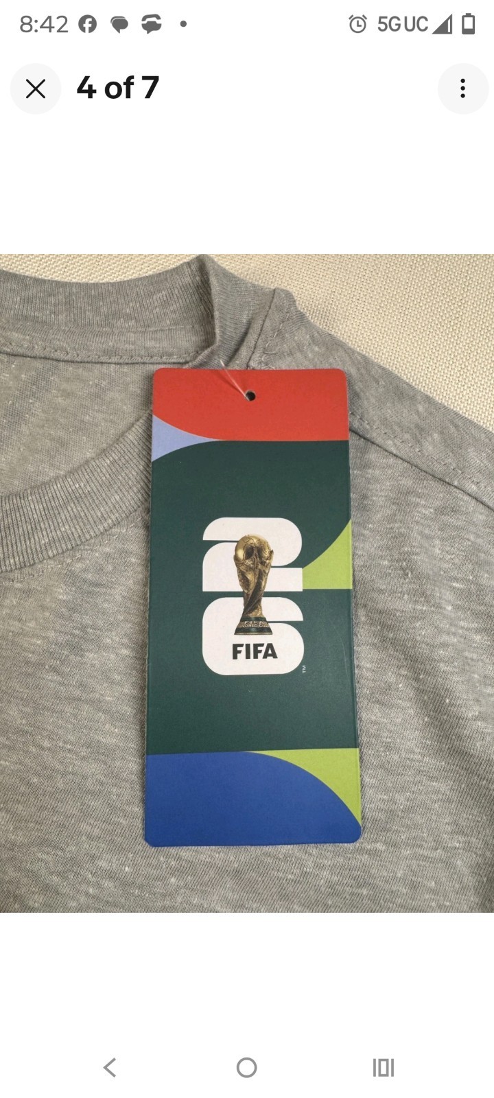 FIFA Official Licensed World Cup 2026 Graphic T- Shirt S/S New with Tag MEDIUM