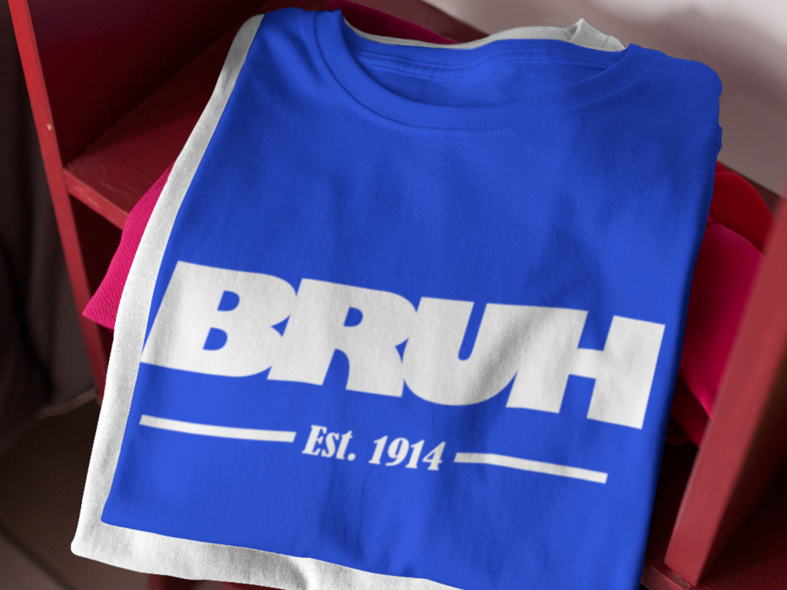 BRUH Est. 1914 T-shirt Tee Blu Phi GOMAB