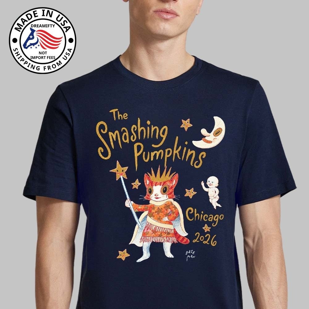 The Smashing Pumpkins Chicago IL Concert Baseman Fan Gift Unisex Tee Size S-4XL