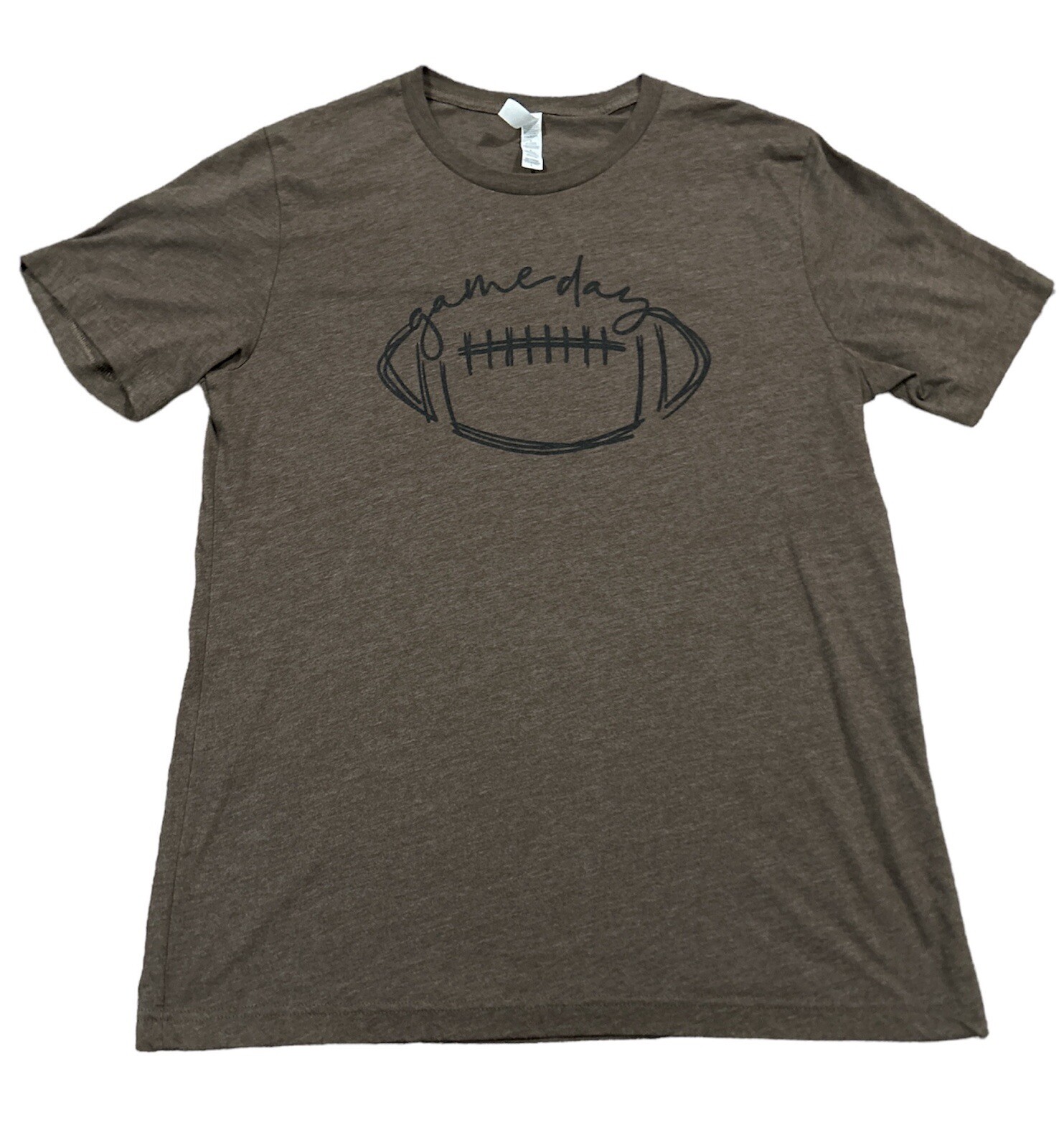 NFL Football Game Day Unisex t-shirt Brown size Large