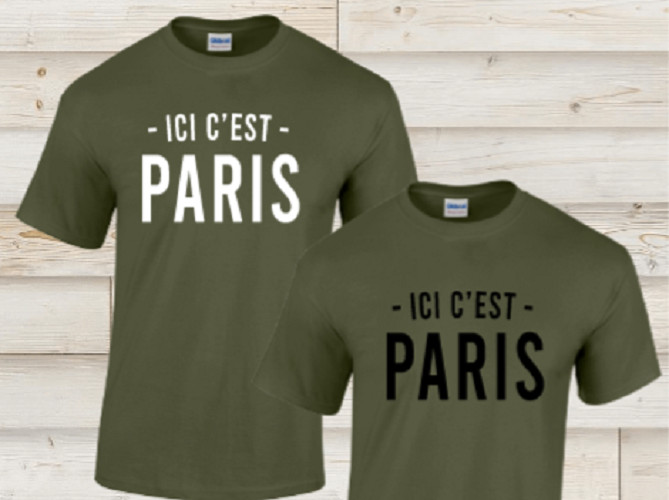 Messi Ici C’est Paris Lionel St Germain Psg Soccer Football French T-Shirt Shirt