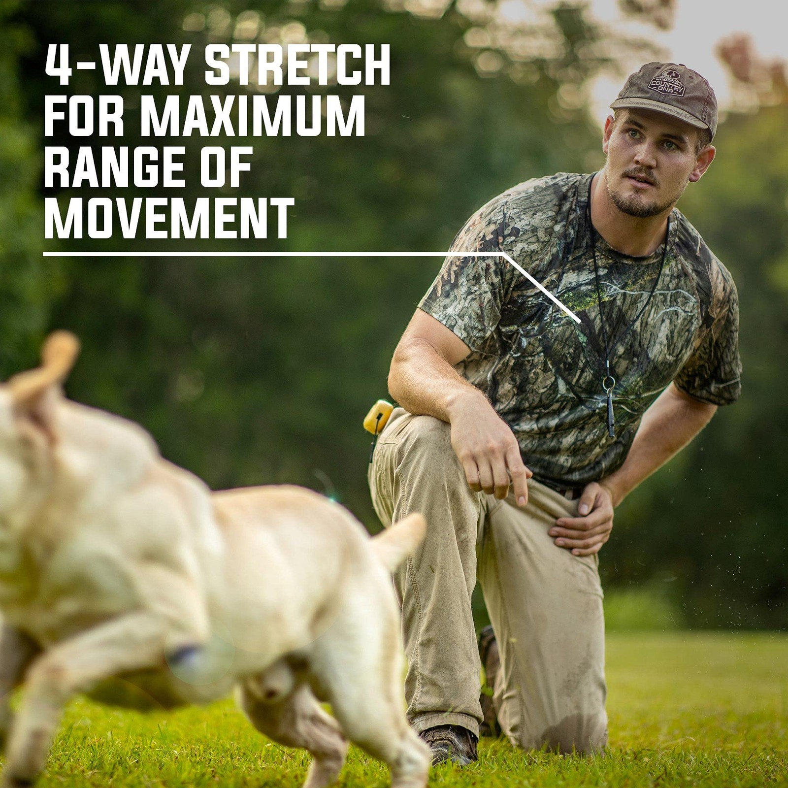 Camo Hunting Short Sleeve Shirt for Men – Lightweight Performance Stretchable…