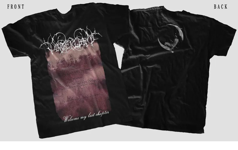 New printed T-shirt -VINTERLAND- Welcome My Last Chapter