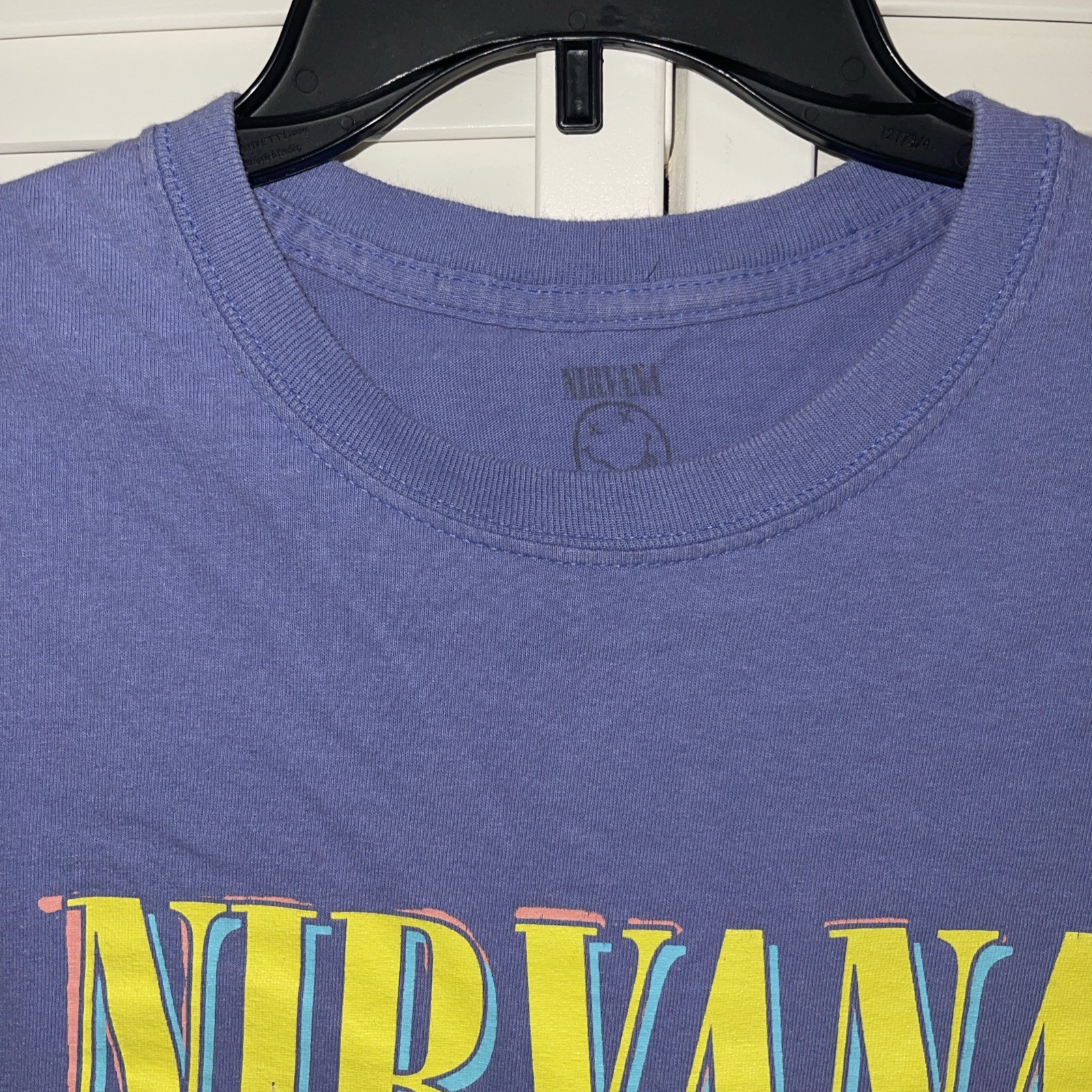 Nirvana Multi Color Smiley Trippy Variation T-shirt Size XL