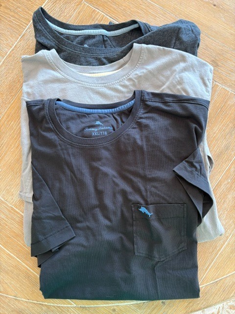 Tommy Bahama NEW Bali Skyline XXL Short Sleeve tees. lot of 3, 100% Pima Cotton