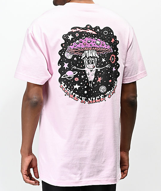 A-Lab Nice Trip Zumiez Pink Alab T-Shirt New
