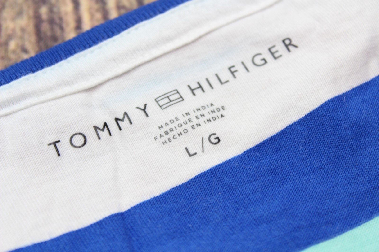 TOMMY HILFIGER ~INSIDE-OUT~ STRIPED ~FLAG LOGO~ TANK TOP ~L~ basic/patta/kith/og