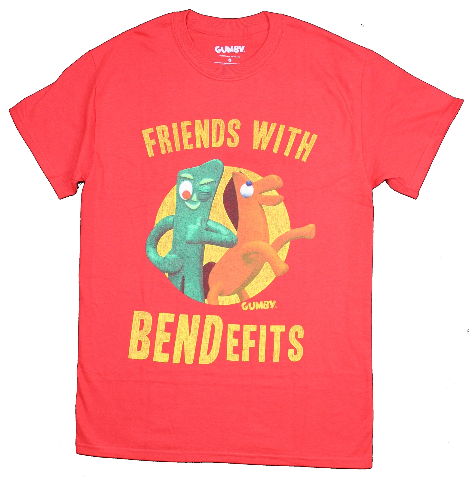 Gumby Mens T-Shirt – Friends With Benefits Pokey Gumby Pic