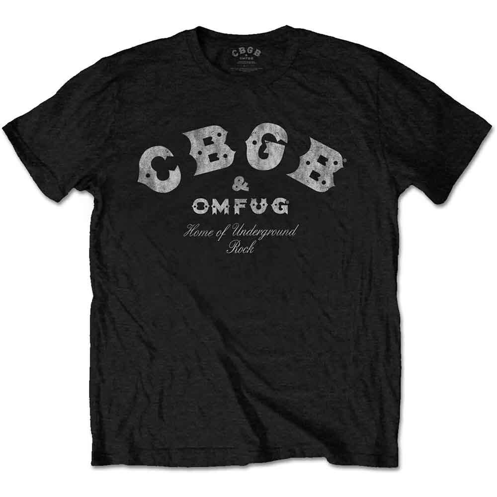 CBGB Classic Logo T-Shirt Black New