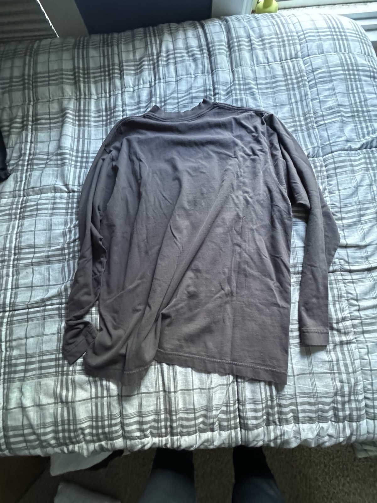 Yeezy Gap 10 Heavy Jersey Balenciaga Logo Long Sleeve Black Size XS