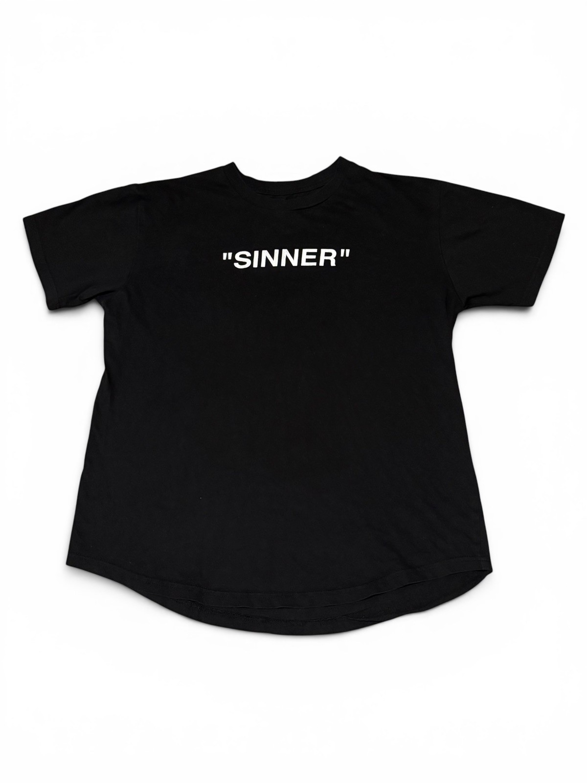 Forgiven/“Sinner” Christian Adult medium Unisex scoop tee