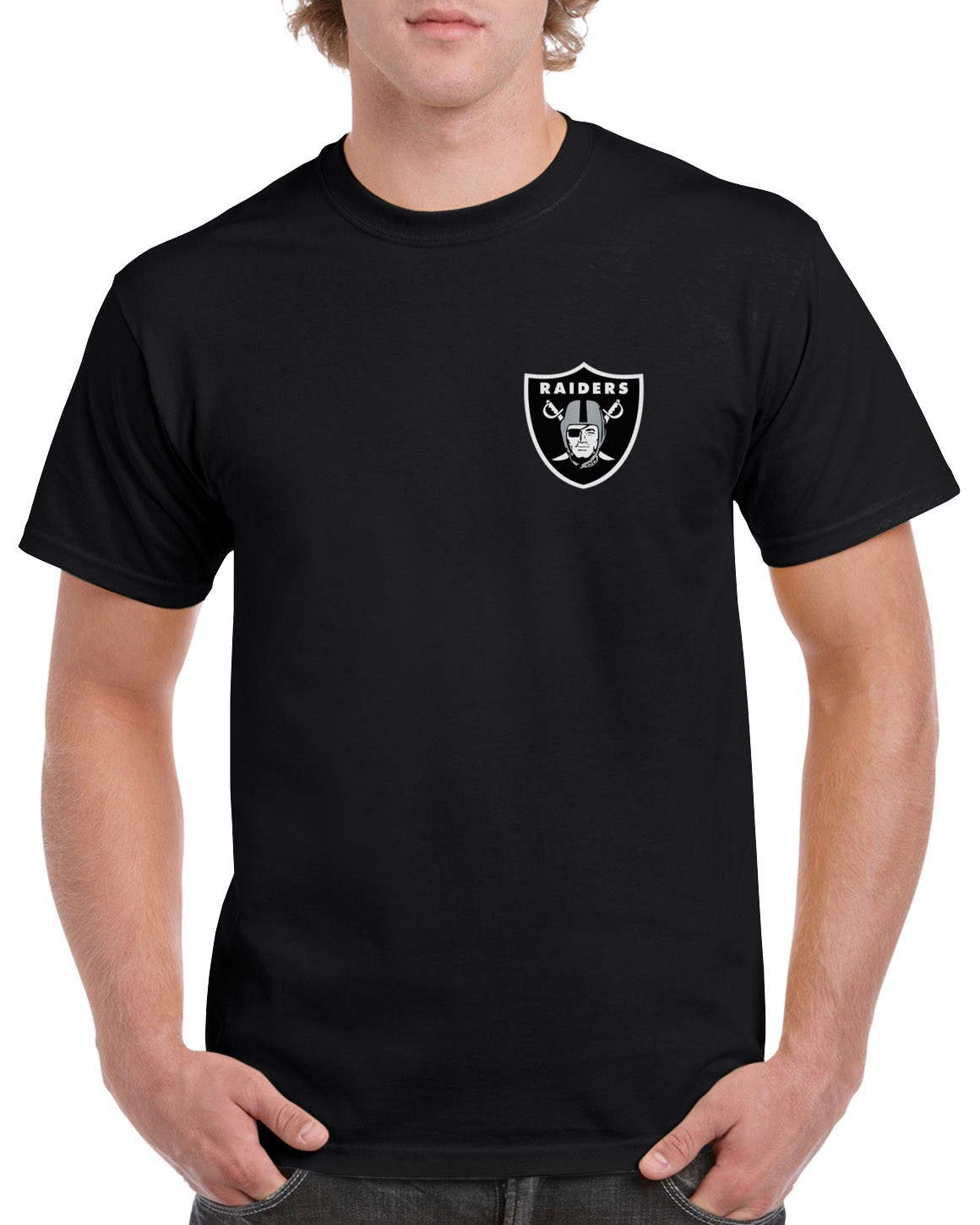 Raiders Chest T-Shirt Las Vegas Football Nation GRD02