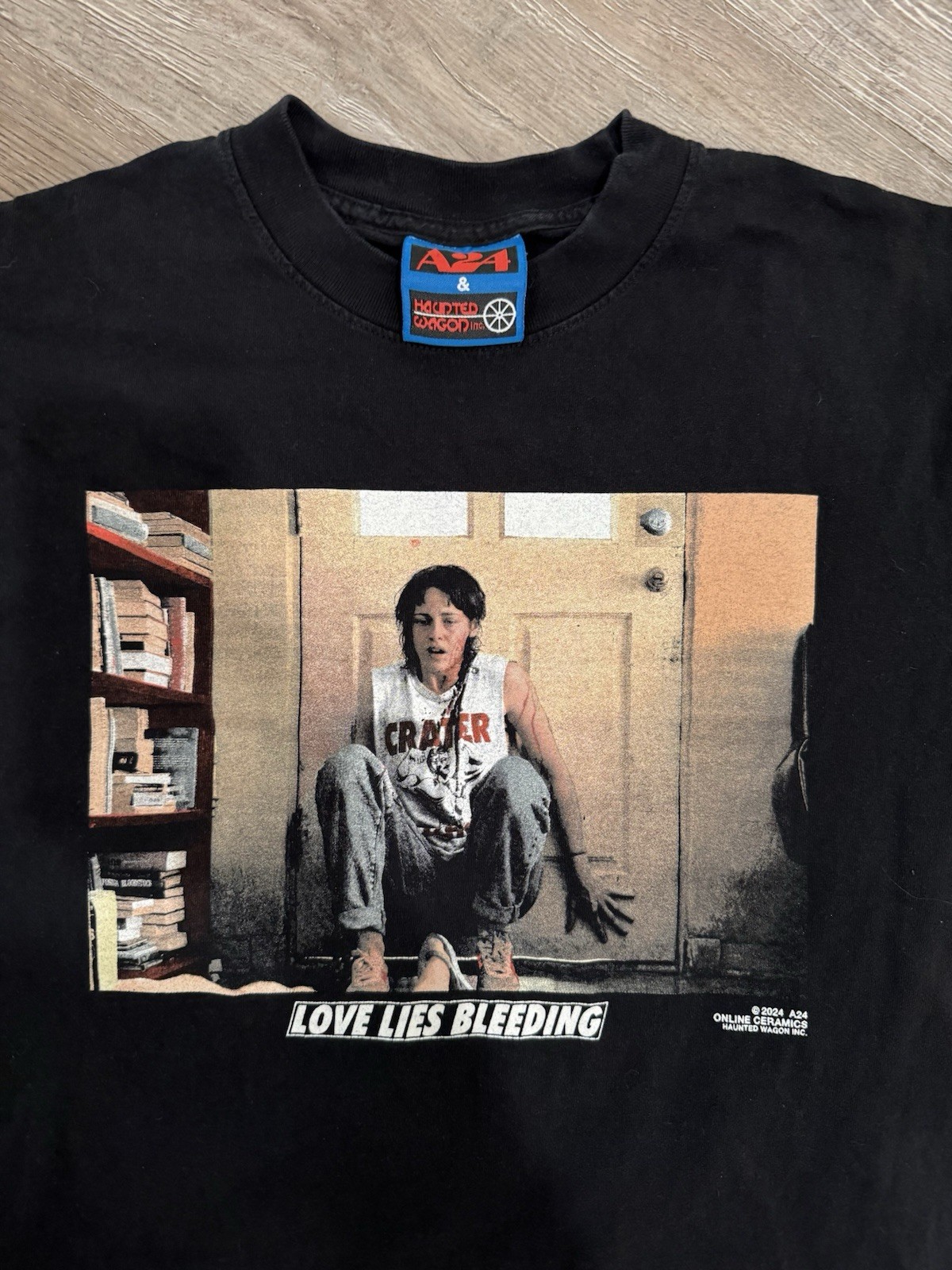 A24 Online Ceramics x Love Lies Bleeding Crazy Things T-Shirt Small Rose Glass