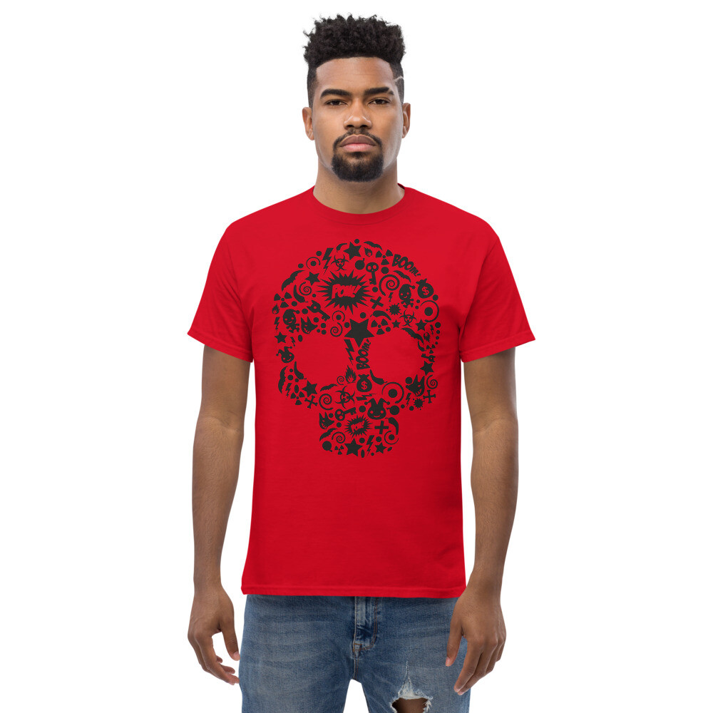 031S – SKULL POW – Men’s classic tee – Maglietta classica uomo