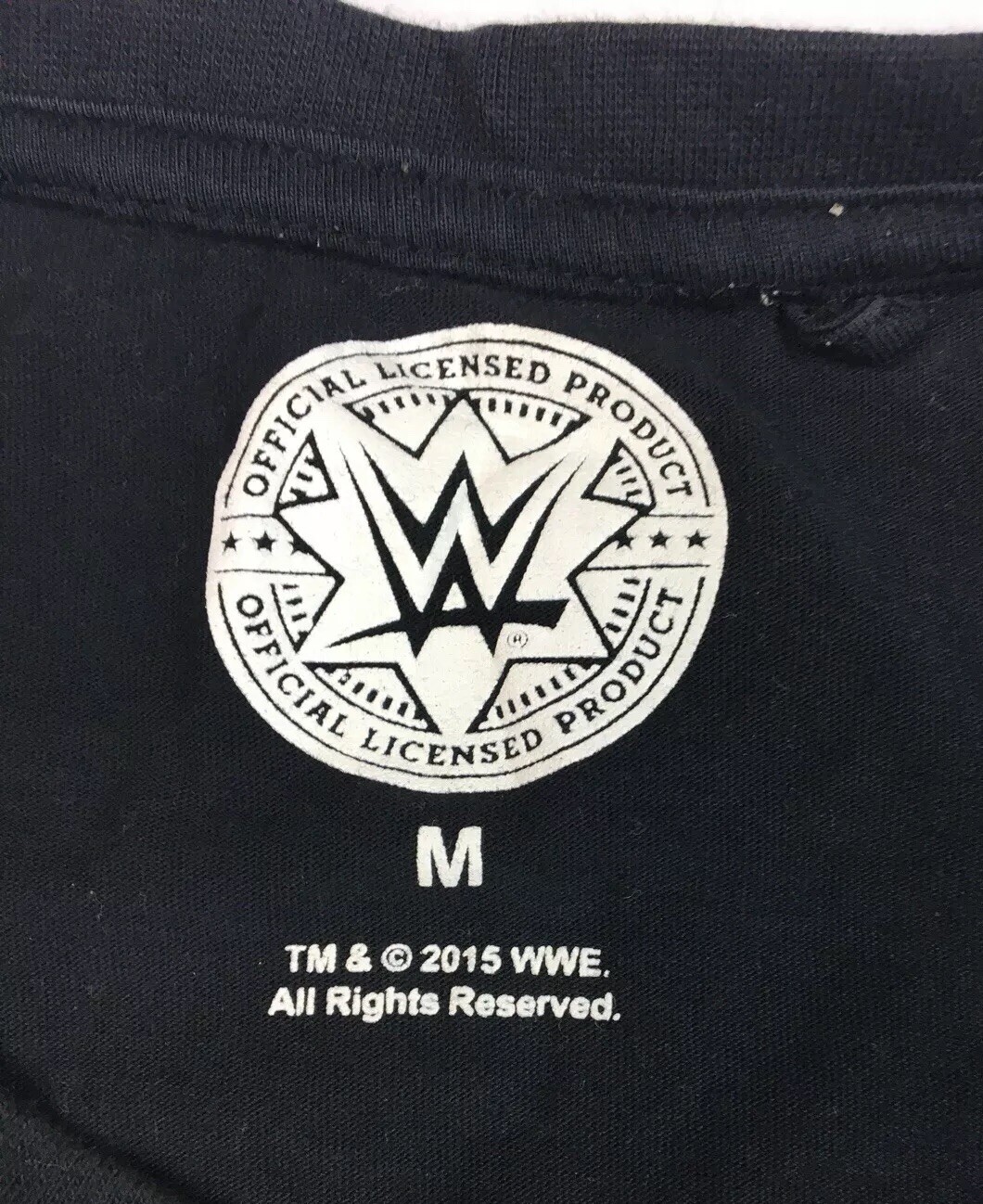 The Rock 24/7 365 T-Shirt Mens Wrestling Worldwide Entertainment Black Sz M 2015