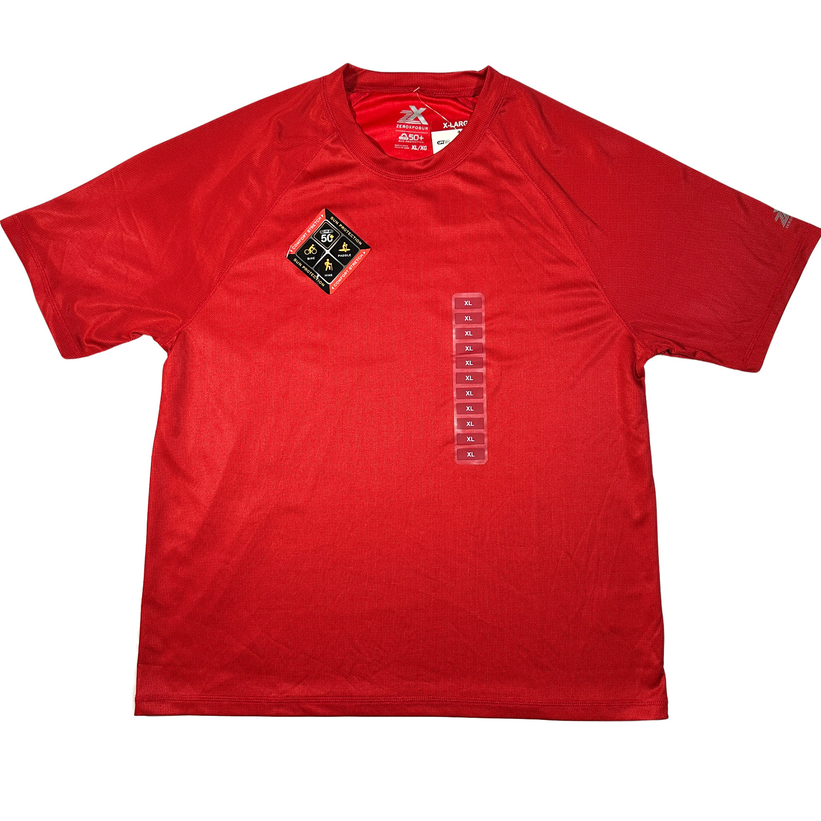 NEW – ZeroXposur – Men’s Short Sleeve Rash Guard Sun Protection Tee