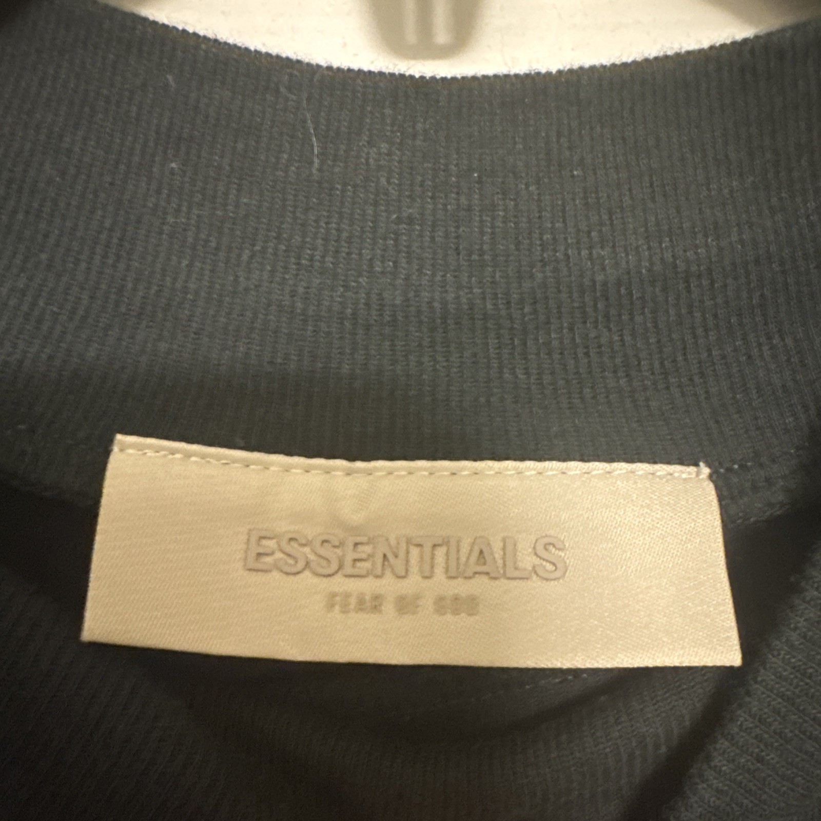 Fear of God ESSENTIALS Stretch Limo Long Sleeve Logo T-Shirt Size Large