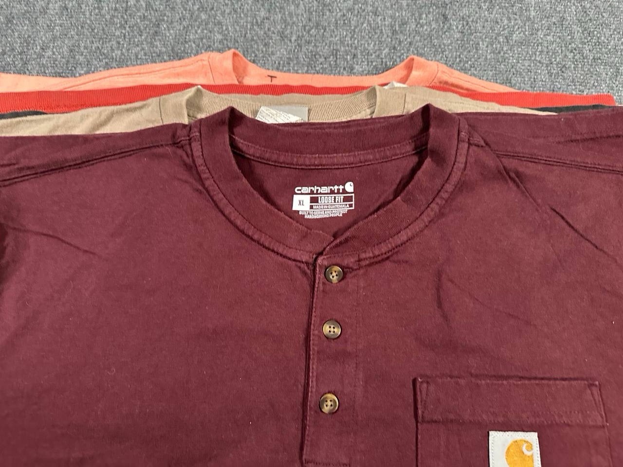 Carhartt Pocket Tee Bundle Lot of 12 Size XL Workwear T Shirts USA Mix